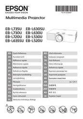 Epson EB-L720U Manuals | ManualsLib