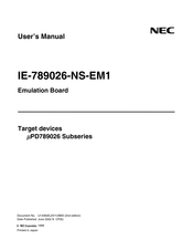 NEC IE-789026-NS-EM1 User Manual