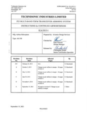 Technisonic Industries Limited AS-350 Manual