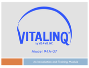 VIS-A-VIS VITALINQ 94A-07 Introduction And Training Module