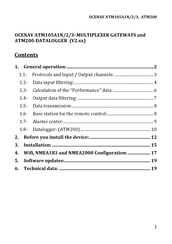 OCENAV ATM105A1N2 Manual