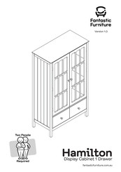 fantastic furniture Hamilton Display Cabinet 1 Drawer Manual