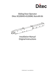 DITEC KS200RG Installation Manual