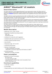 Infineon AIROC CYBLE-333074-02 Manual