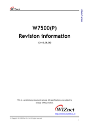 Wiznet W7500P Information