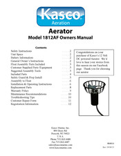 Kasco 1812AF Owner's Manual