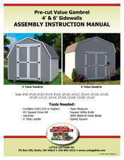 Little Cottage Value Gambrel Assembly & Instruction Manual