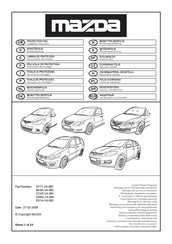 Mazda DF71-V4-085 Installation Instruction