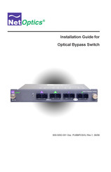 Net Optics BPO-SX-1 Installation Manual