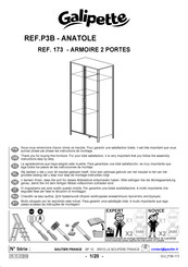 Galipette ANATOLE P3B 173 Assembly Instructions Manual