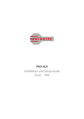 Entrotec PRO-AC4 Installation And Setup Manual