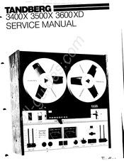 TANDBERG 3400X Service Manual