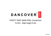 Dancover CombiTent PARTY TENT SEMI PRO Manual