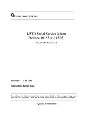 Quanta Computer L5TD Serial Manual