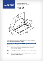 Lapetek 57014 Installation And User Manual
