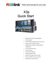 RGBlink X3p Quick Start Manual