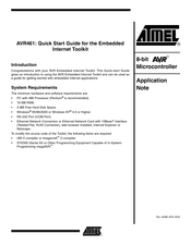 Atmel AVR461 Quick Start Manual