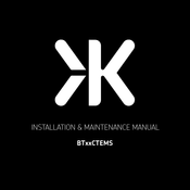 ML BT20CTEMS Installation & Maintenance Manual