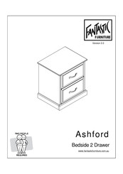 fantastic furniture Ashford Bedside 2 Drawer Manual