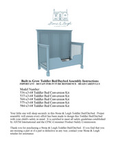 Stone & Leigh 560-3-68 Series Assembly Instructions Manual