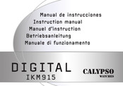 Calypso Watches DIGITAL IKM915 Instruction Manual
