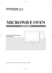 Daewoo Electronics KOR-8L3BM Operating Instructions & Cook Book