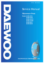 Daewoo KOR-861H Service Manual