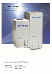 REVCON SVCD(S) Operating Instructions Manual