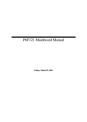 Freetech P6F121 Manual