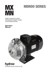 HYDROO MX 100/1.1 Operation Manual