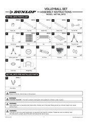 Dunlop NET100 097D Assembly Instructions Manual