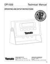 Yamato DPI-500 Technical Manual