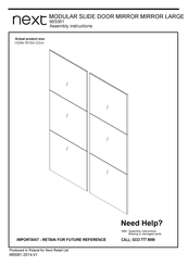 Next MODULAR 665061 Assembly Instructions Manual