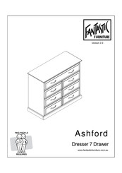 fantastic furniture Ashford Dresser 7 Drawer Manual