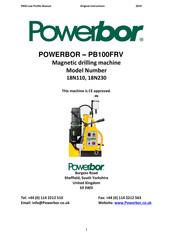 POWERBOR PB100FRV Original Instructions Manual