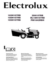 Electrolux 20H107RB Instruction Manual