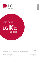 LG K20 LG-RS501 User Manual
