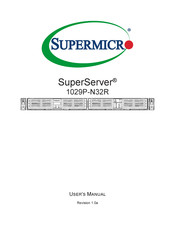 Supermicro SuperServer 1029P-N32R User Manual