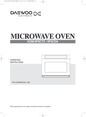 DAEWOO ELECTRONICS KOM-9F0CDA Operating Instructions Manual