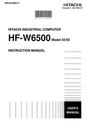 Hitachi HF-W6500 Instruction Manual