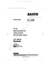 Sanyo CLT-2420 Instruction Manual