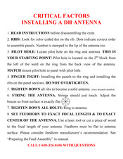 DH AZ-EL Installation Instructions Manual