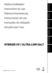 Pool Technologie JUSTSALT UV 15 Instructions For Use Manual