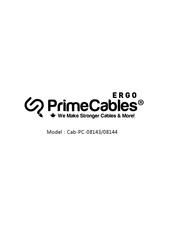 PrimeCables ERGO Cab-PC-08143 Assembly Instructions Manual