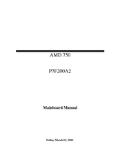 Freetech P7F200A2 Manual