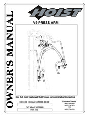 Hoist Fitness V4-PRESS ARM Owner's Manual