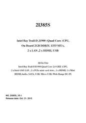 Lex Computech 2I385S Manual