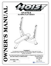 Hoist Fitness CF Commercial Freeweight CF-3170-A Owner's Manual