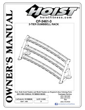 Hoist Fitness CF Commercial Freeweight CF-3461-3 Owner's Manual