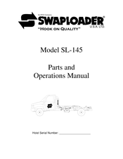 Efco SWAPLOADER SL-145 Parts And Operation Manual